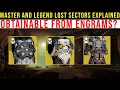 HOW LEGEND AND MASTER LOST SECTOR EXCLUSIVE EXOTIC ARMOR FARMING WORKS - DESTINY 2