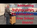 Bullying addressed within the Littlestown Area School District