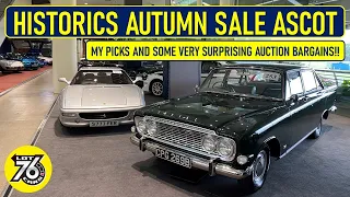 Historics Classic Car Auction Ascot - My Picks and Sale Results