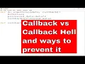 CALLBACKS IN PYTHON CALLBACK VS CALLBACK HELL HOW TO AVOID CALLBACK HECLL