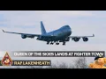 Lagu WELCOME TO FIGHTER TOWN • QUEEN OF THE SKIES BOEING 747-400F LANDS SMOOTHLY AT THE 48TH FIGHTER WING
