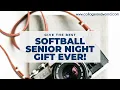 Softball Senior Night Gift Photo Collage Number