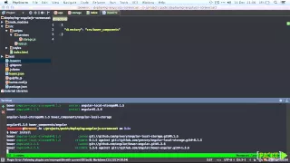 Deploying AngularJS Tutorial The Storage Service packtpub com
