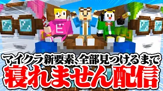 マイクラ新要素、ぜんぶ見つけるまで寝れません！【ゴラクバ！】