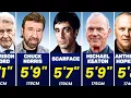 200 SENIOR Hollywood Actors REAL HEIGHT Revealed