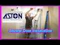 Glass Shower Door Installation Aston Frameless Shower Glass PLAN LEARN BUILD