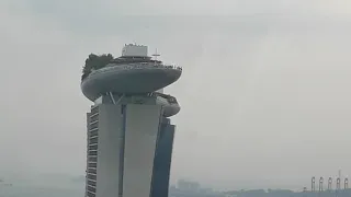 singapore view from marina bay top floor