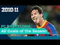 PES 2011 - FC Barcelona | All Goals of the Season [1080p HD]