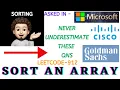 Sort an Array Leetcode 912 codestorywithMIK