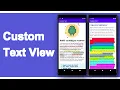 How to Design Android TextView using Kotlin Create Custom TextView Highlighted TextView