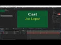 How To Use Source Text Property After Effects Udemy Project 10