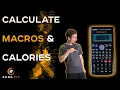 The Best Calorie and Macro Calculator in the World