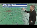 Thursday Morning Forecast Rain out clouds are in for Thursday