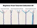 Download Lagu Beginner Knot Tutorial Collection 05 | From 1 Cord to 8 Cords | Basic Knotting Patterns \u0026 Designs