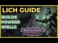 PATHFINDER WOTR - LICH Mythic Path GUIDE