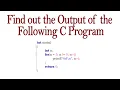 C programming output checking-04 IT job preparation Infinite Loop Example Programming