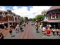 Disneyland Omnibus Ride from Town Square to the Hub POV