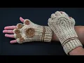 You will wish to crochet these fingerless mittens Cat s paws - a tutorial for beginners