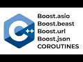 Modern C async rest https request coroutine with boost beast and json
