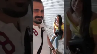 أحبك حسين الجسمي شاب وفتاة سوريين يغنون بأجمل احساس دندنها