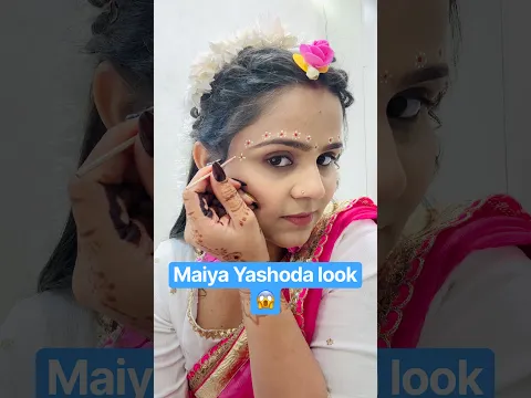 Janmashtmi ke din good news 😱 / How do I create a Radha look? #shorts #janmashtami #radhakrishna