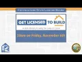Get Licensed to Build Workshop Part 1 of 3