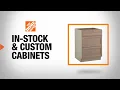 The Difference Between In-Stock and Custom Cabinets The Home Depot