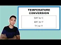 TAGALOG Grade 7 Math Lesson CONVERSION SERIES - HOW TO CONVERT TEMPERATURE