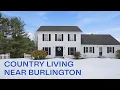 Country Living Near Burlington Milton Vermont Home with Land for Sale