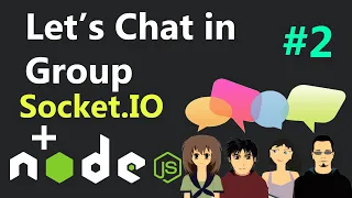 How to Chat with Multiple Users in a Group using Node js and Socket IO - Node js Group Chat Appli