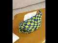 Checkerboard Tissue Box Cover