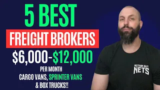 5 Best Freight Brokers Cargo Vans Sprinter Vans Box Trucks