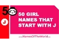 50 girl names that start with J - the best baby names