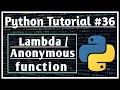 Lambda Function in Python Anonymous Function Python Tutorials for Beginners Jeevan Upreti