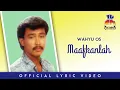 Wahyu OS - Maafkanlah (Official Lyric Video)
