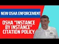 OSHA Instance by Instance Citation Policy