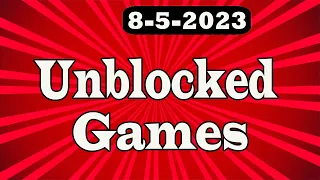 Best Unblocked Games for school Chroomebook