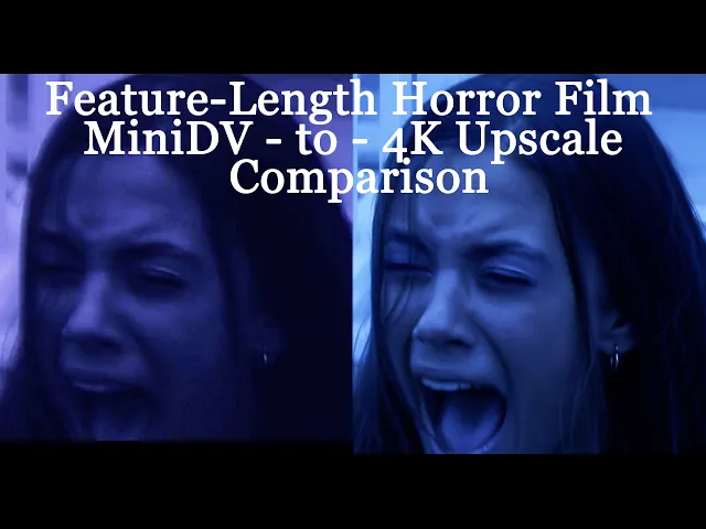 DEAD/UNDEAD (2002) Mini DV to 4K Upscale Comparison - Topaz Video Enhance AI - Horror Film