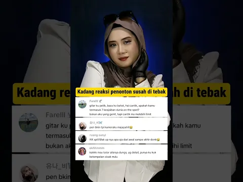 KADANG REAKSI PENONTON SUSAH DI TEBAK #shorts