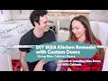 How to Install Custom Fronts on IKEA SEKTION Cabinets