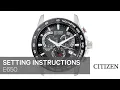 Citizen Watch Setting Instruction E650