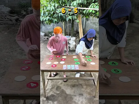 Mengurutkan pecahan angka satu sampai sepuluh yang benar!! #shorts