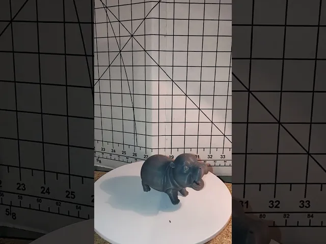 Freebie - Moo Deng Fanart - Biting and Standing poses - Cute baby hippo figurines video thumbnail