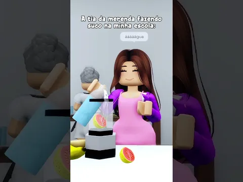 A merendeira fazendo suco #Madugames #roblox #brookhaven ib:@carlinharoblox