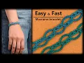 Macrame Tutorial Easy and Fast Macrame Bracelet Tutorial for Beginners DIY