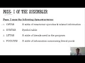 Two Pass Assembler - Part 1