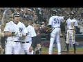 Jason Giambi singles to tie 02 ALDS Game 1