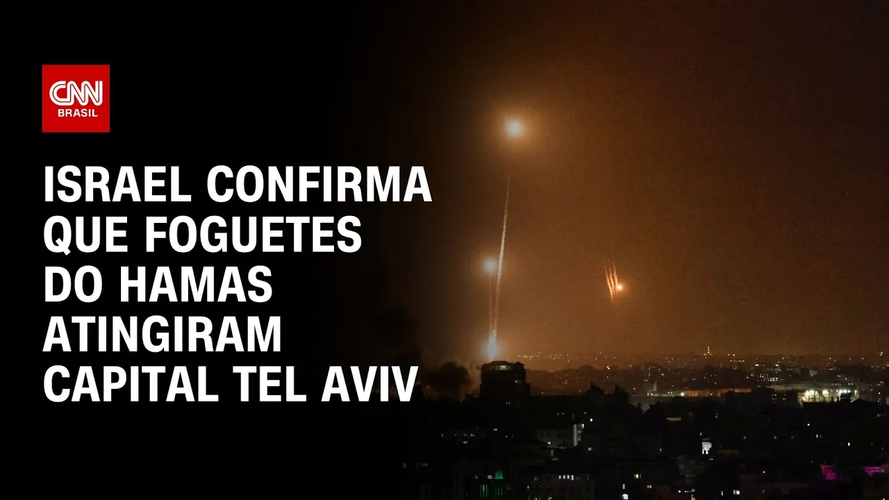 Israel confirma que foguetes atingiram capital Tel Aviv | AGORA CNN