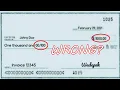 How to Write a Check For 1000 Fill Out a Thousand Dollar Check Correctly