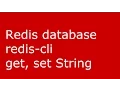 Redis database redis cli get set String
